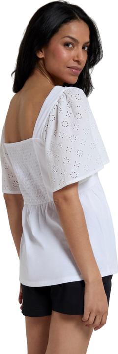 Actual product image Mountain Warehouse Womens/Ladies Verona Broderie Sleeve Top (38)