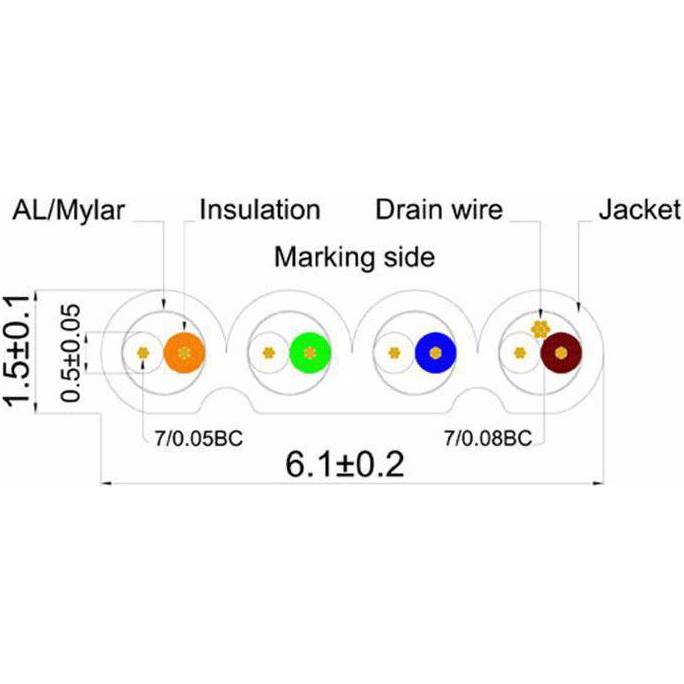 Thumbnail - Wirewin Netzwerkkabel (STP, CAT6, 0.25 m), Netzwerkkabel
