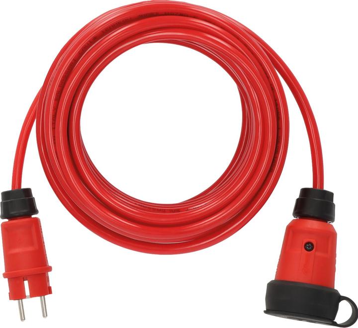 Produktbild Brennenstuhl 9161100210 Strom Verlängerungskabel 16 A Schwarz, Rot 10 m H07BQ-F (10 m, CEE 7/3)