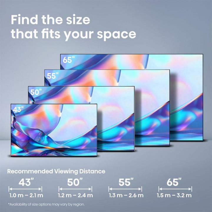 Actual product image Hisense 65A7DS sw QLED TV UHD,Multituner,Smart,DolbyVision,HDR10+ (65", LED, QLED, 4K, 2026, EN)