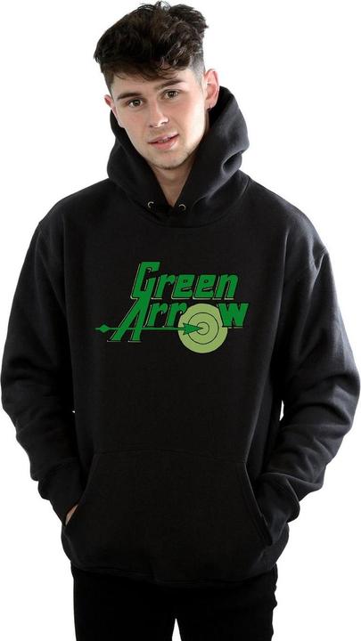 Produktbild Green Arrow Text Logo Kapuzenpullover (L)