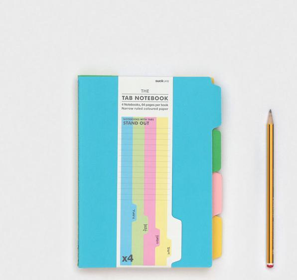 Produktbild Suck UK Tab Notebook (A6, Liniert, Weicher Einband)