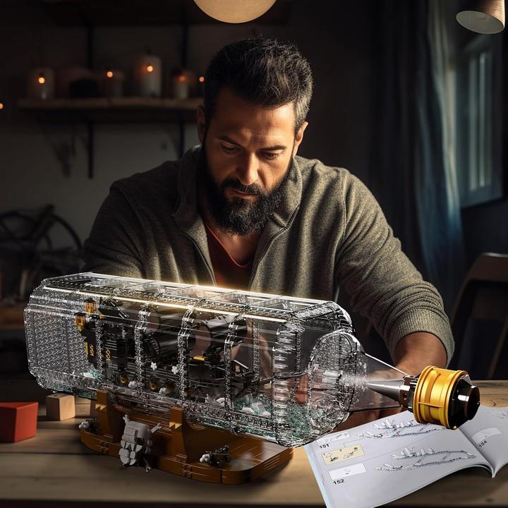 Image du produit Mould King Schiff in Flasche Bausatz