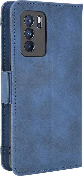 Produktbild Cover-Discount OPPO Reno6 Pro - Etui mit vielen Kartenfächer blau (Oppo Reno 6 Pro 5G)