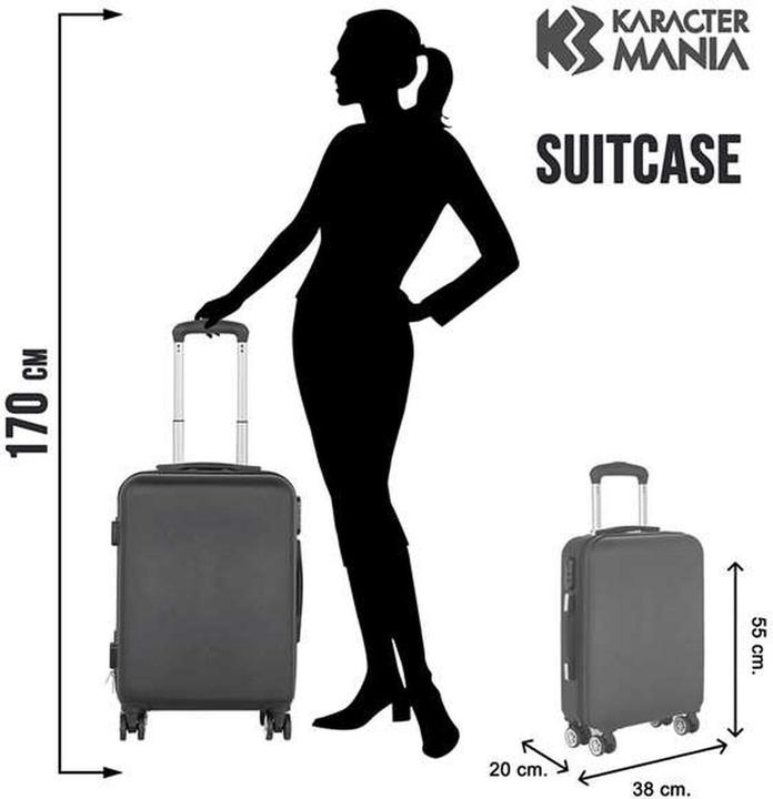Actual product image Karactermania ABS 4-Wheel Cabin Suitcase Uniform (41.50 l)