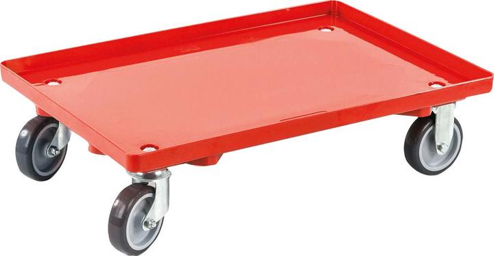 Produktbild NoName Transportroller rot 417 x 615 mm geschlossen (300 kg)