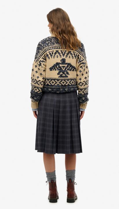 Immagine prodotto Superdry Karierter Plissee-Midirock (S)