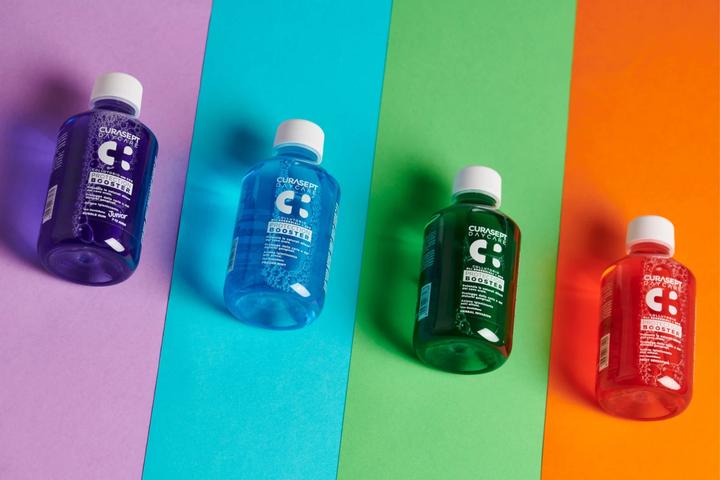 Actual product image Curasept Daycare Protection Booster Frozen Mint Mouthwash 500ml (500 ml, Mouthwash)