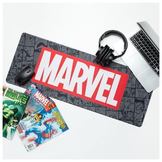Thumbnail - Paladone Products Marvel Logo Desk Mat (XXL), Mausmatte, Schwarz