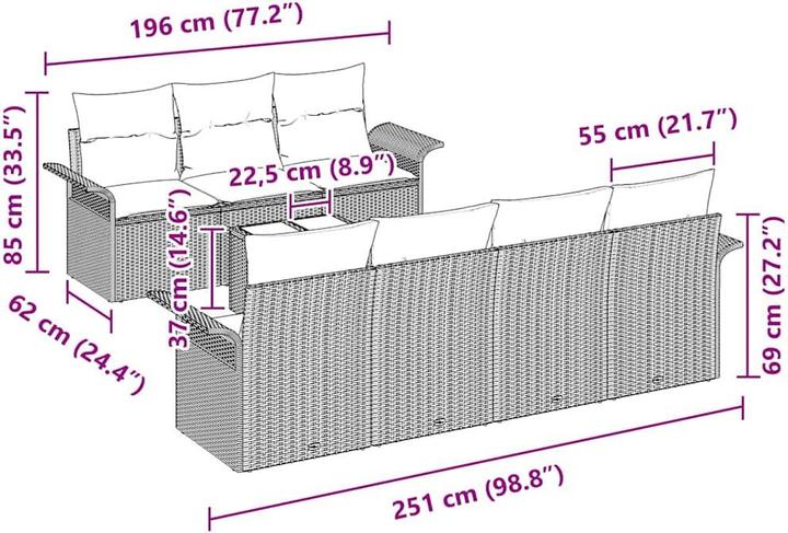 Produktbild vidaXL Courtney