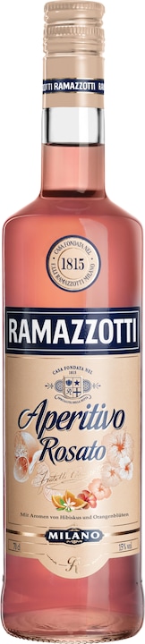 Actual product image Ramazotti Ramazzotti Rosato (18 years, 15 %, Italy, 1 x 70 cl, Bitter liqueurs)