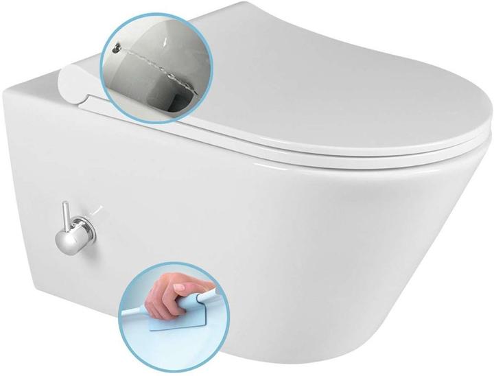 Sapho Water Closet da Parete Avva con Doccetta Bidet