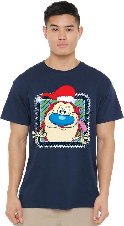 Produktbild Ren & Stimpy Festive TShirt weihnachtliches Design (XXL)