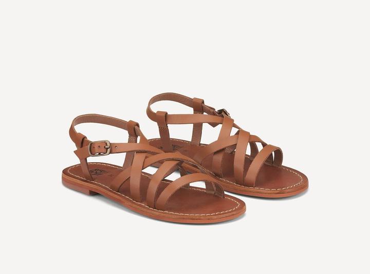 Actual product image La Redoute Collections Ledersandalen mit Riemen (37)