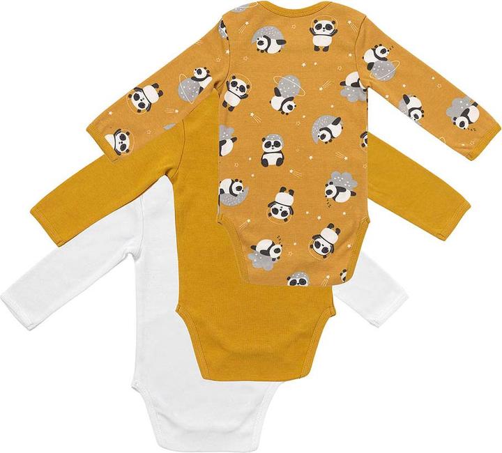 Produktbild Schlummersack Bio Baby-Bodys langarm 3er-Pack (80)