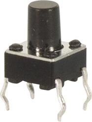 Image du produit Velleman Tactile Switch 6 X 6mm Height 9.5mm