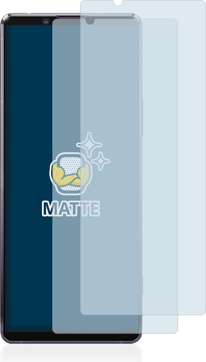 Actual product image BROTECT Anti-glare screen protector matt (2 Piece, Sony Xperia 1 II)