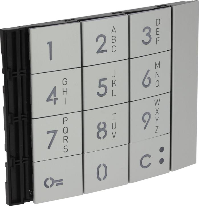 Bticino Frontblende Zehnertastatur Allmetall (Tastatur)