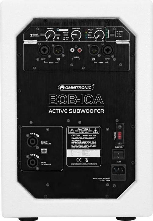 Immagine prodotto Omnitronic Bob-10A (Attivo, 3x 300 W)