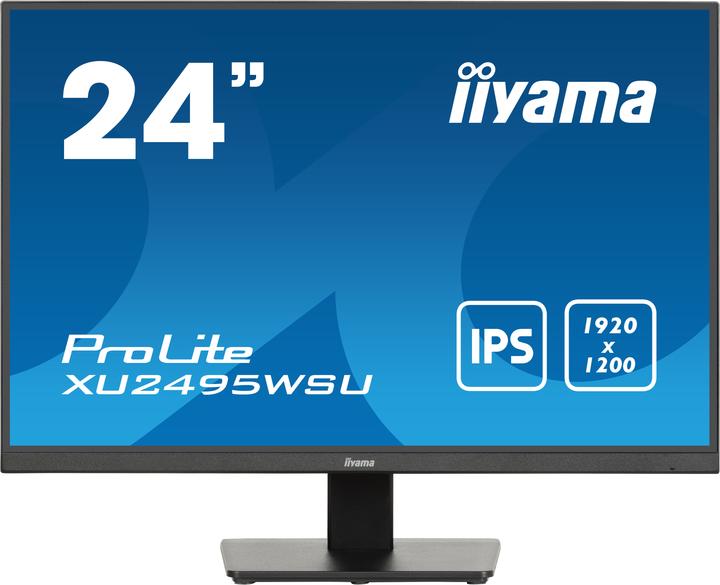 Produktbild iiyama 24.1IN ULTRA THIN IPS PANEL 1920X1200 4MS 300CD/M2 1000:1 1X (1920 x 1200 Pixel, 24")