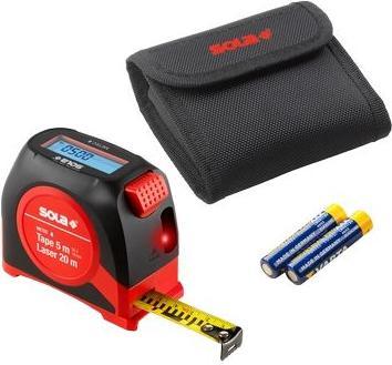 Immagine prodotto Sola 71510201 METEC Digitales Massband mit Laser-Distanzmesser (5 m)