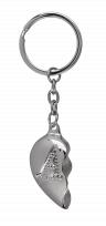 Actual product image Ootb Metal keychain, Broken Heart