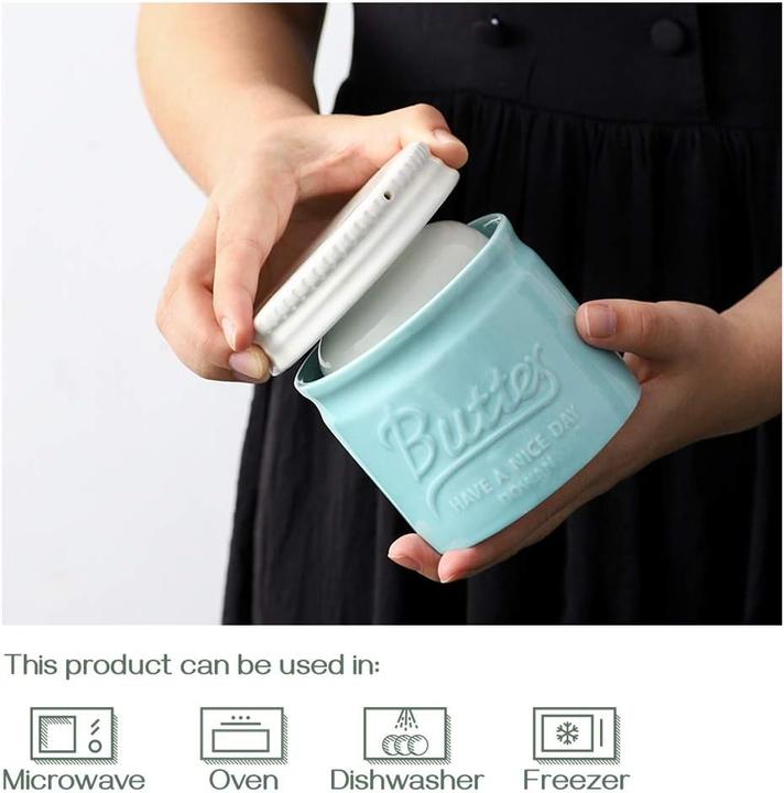 Actual product image Keramik Butterdose mit Deckel (0.20 l)