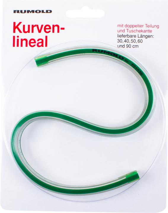 Actual product image Rumold Flexible curve rulers (30 cm, Plastic)