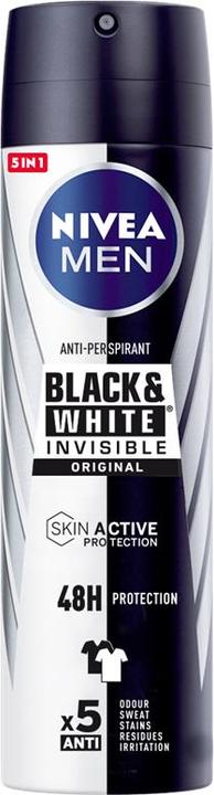 Produktbild NIVEA MEN BLACK & WHITE INVISIBLE deo vapo 200 ml (Spray, 200 ml)