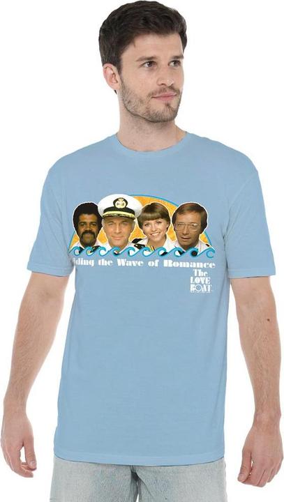 Actual product image The Love Boat Mens Wave of Romance T-Shirt (XXL)