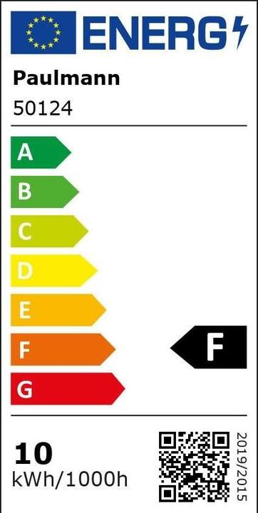 Etichetta energetica Paulmann Lampada per uso generale (E27, 806 lm, 1 x)