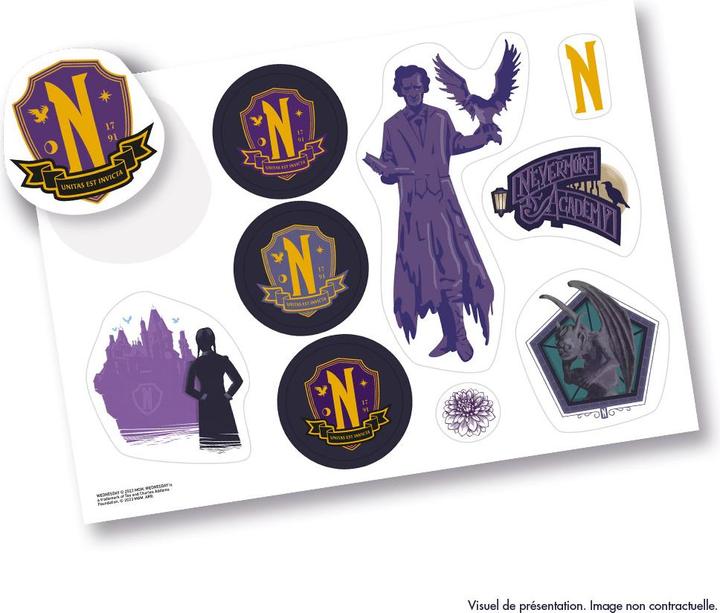 Actual product image Panini Wednesday Gift Set Nevermore Welcome Kit *English Version* (English)