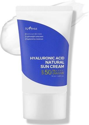 Actual product image Isntree Hyaluronic Acid Natural Sun Cream (Suntan cream, SPF 50+, 50 ml, 0.05 g)