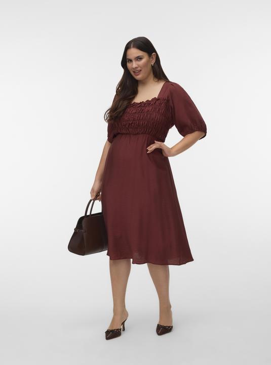 Image du produit Vero Moda VMCNORI Langes Kleid Gesmoktes Kleid (44)