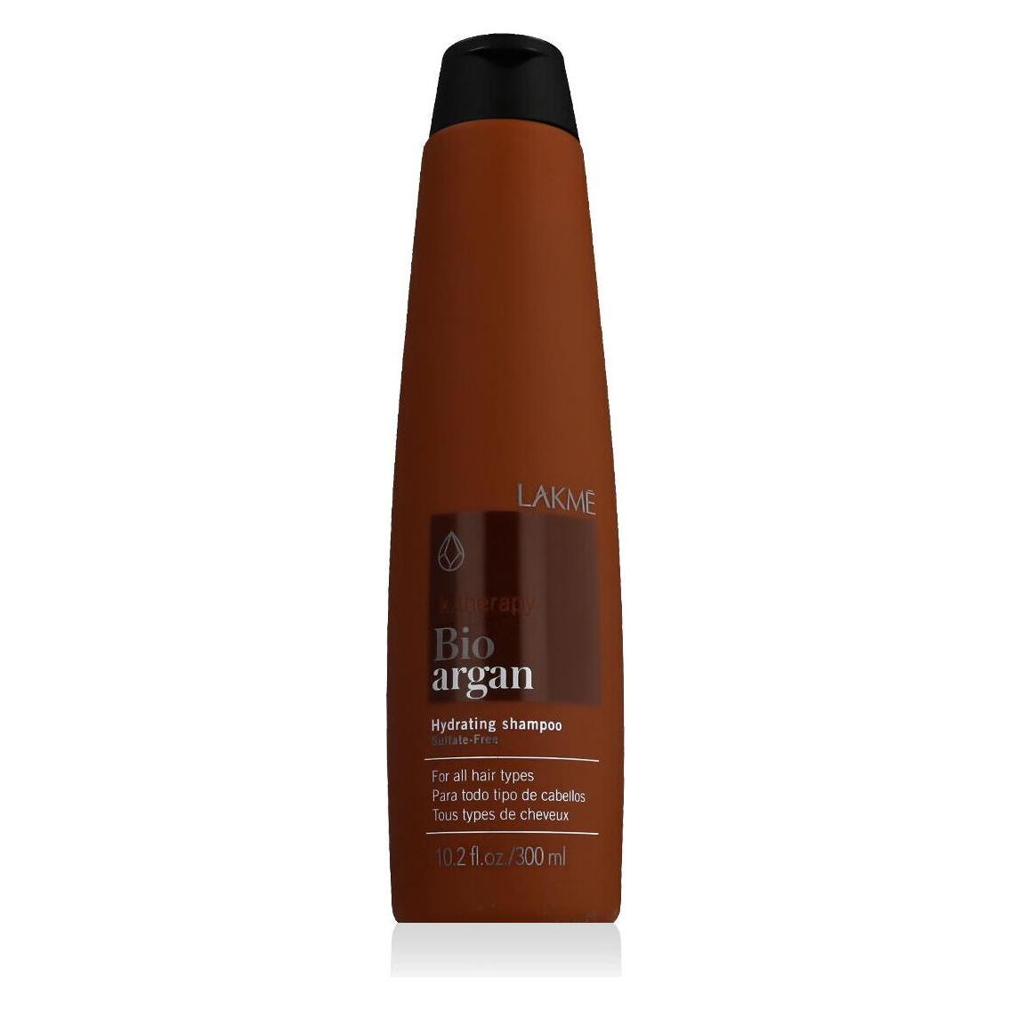 Lakmé, Shampoo + Conditioner, K.Therapy Organic Argan Hydraterende Shampoo 300 Ml (Vloeibare Shampoo, 300 ml)