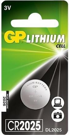 Produktbild GP Batteries CR2025 Lithium (1 Stk., CR2025, 165 mAh)