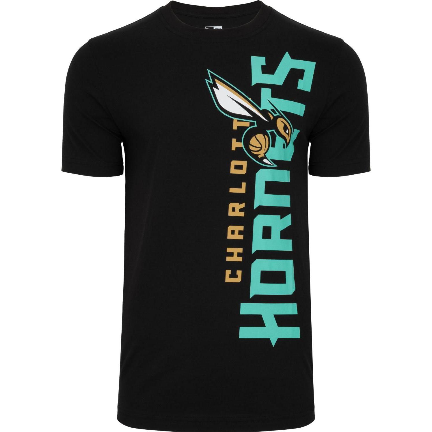 New Era, Herren, Shirt, Shirt - NBA CITY Charlotte Hornets - XL, Schwarz, (XL)