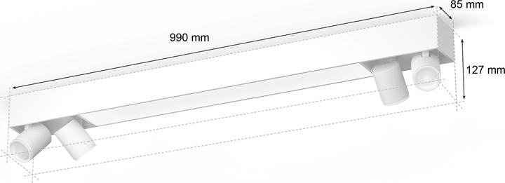 Actual product image Philips Hue Centris (4400 lm, GU10)