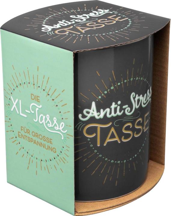Produktbild Sheepworld Kaffeetasse Anti-Stress 600 ml, 1 Stück, Schwarz (600 ml, 1 x)