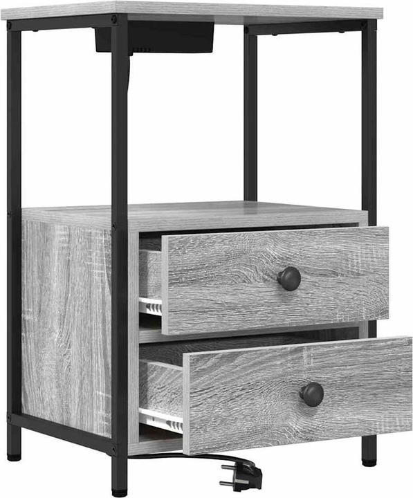 Actual product image vidaXL Bedside table (40 x 31 x 60 cm)