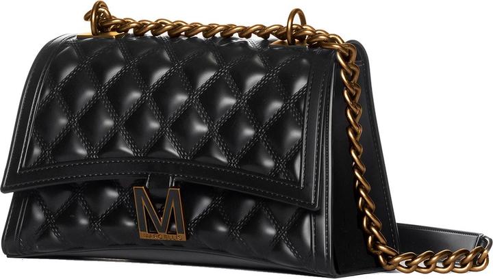 Actual product image Marc Ellis Damen Schultertasche - Modell Cérès - 100% Gummi - 23.5 X 14.5 X 9.5 Cm