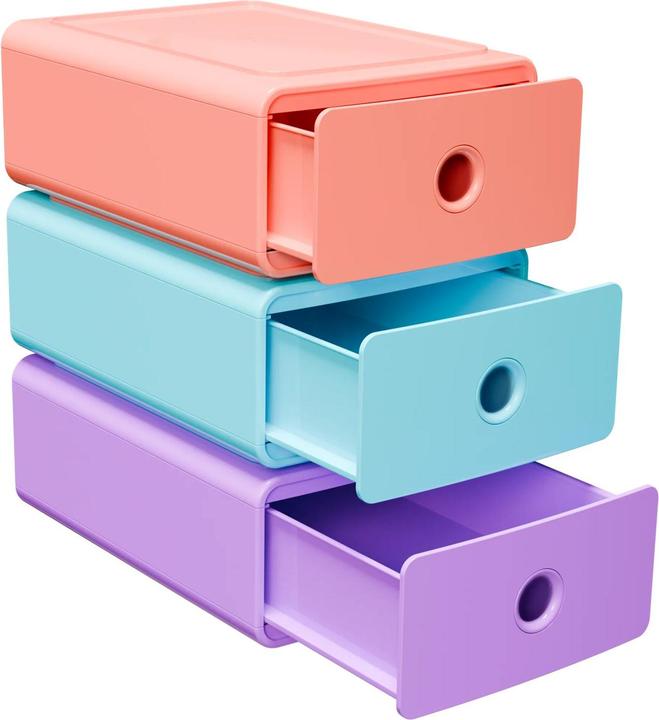 Image du produit Exacompta Ablagemodul Tiny Box, 1 Schublade, Kollektion Candy Tidy (A5+)