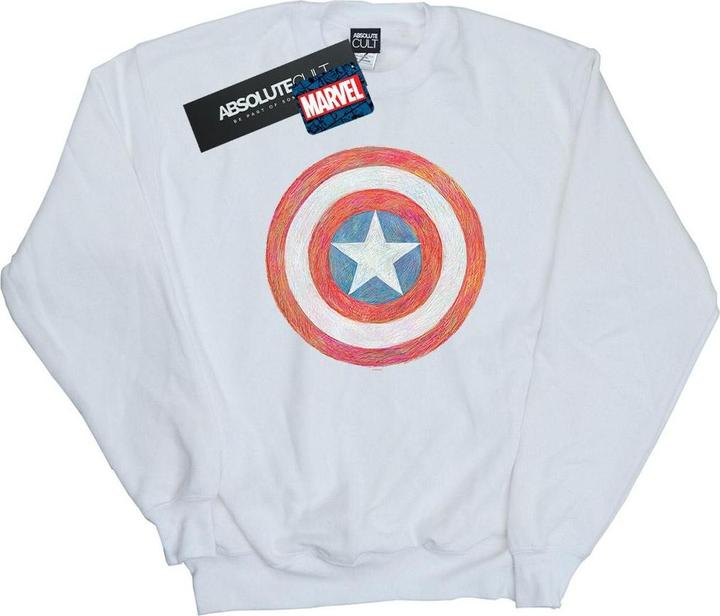 Produktbild Captain America Sketched Shield Sweatshirt (L)