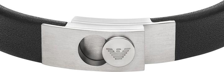 Produktbild Emporio Armani EGS3087040 Armband (21 cm, Edelstahl, Leder)