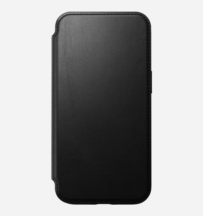 Produktbild Nomad Book Cover Modern Leather Folio iPhone 15 Schwarz (Apple iPhone 15)