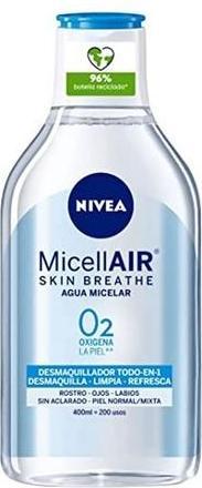 Actual product image NIVEA AGUA MICELAR piel normal 400 ml (Facial cleansing wipes, 400 ml)