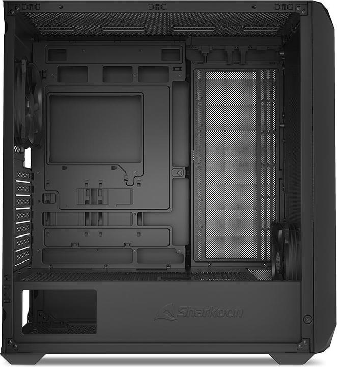 Actual product image Sharkoon AK3 Black ATX (black) (mATX, Mini-ITX, ATX)