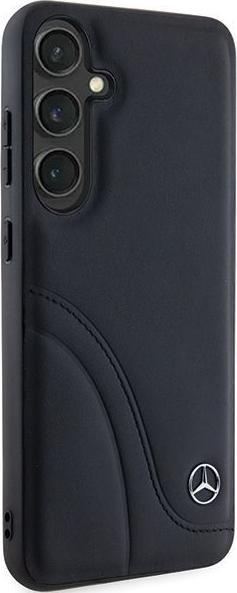 Produktbild Mercedes MEHCS23RBCSK S921 czarny/black hardcase Leather Curved Stitches (Samsung Galaxy S24)