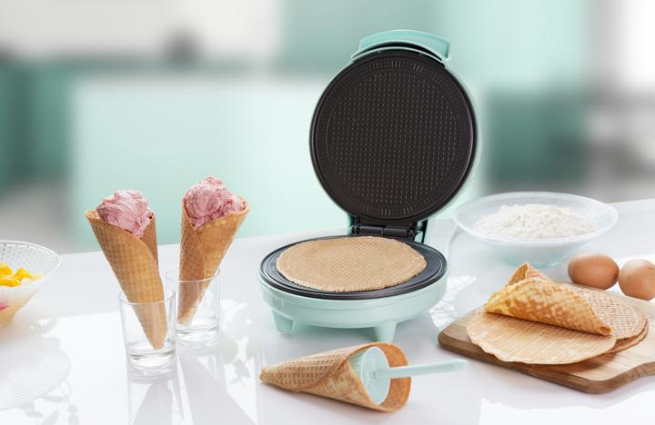 Image du produit Bestron AWCM700 Gaufrier 1 gaufre(s) Couleur menthe