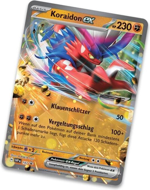 Actual product image Pokémon Koraidon-ex (German, Tin)
